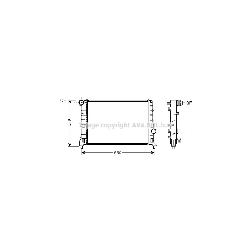 Radiateur AVA QUALITY COOLING