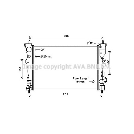 Radiateur AVA QUALITY COOLING