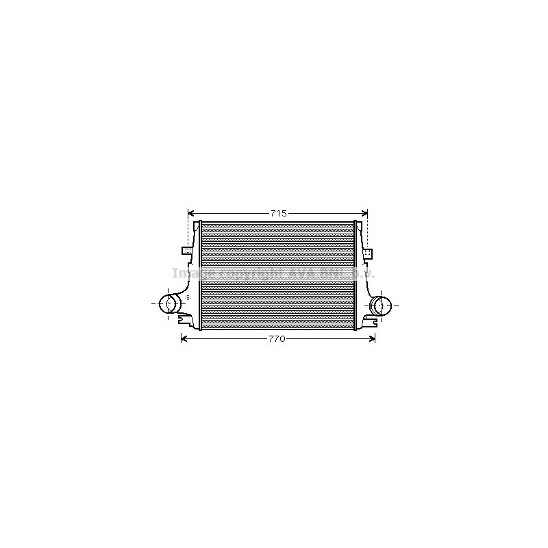 Intercooler (échangeur d'air) AVA QUALITY COOLING