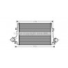 Intercooler (échangeur d'air) AVA QUALITY COOLING