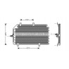Condenseur de climatisation AVA QUALITY COOLING