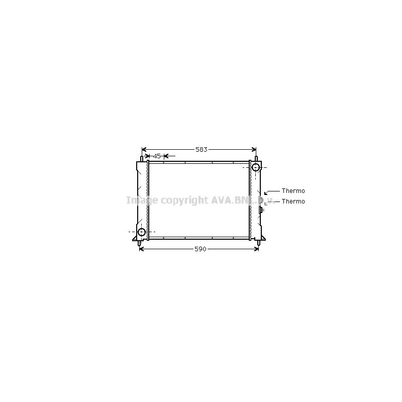 Radiateur AVA QUALITY COOLING