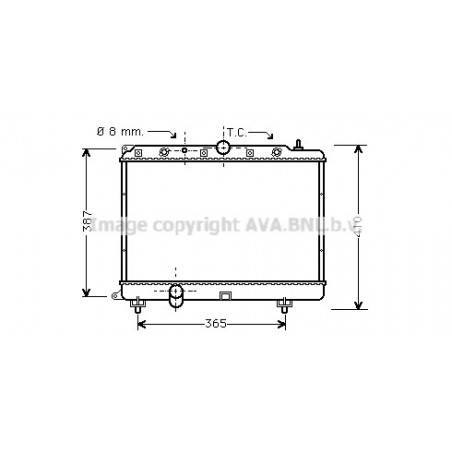 Radiateur AVA QUALITY COOLING