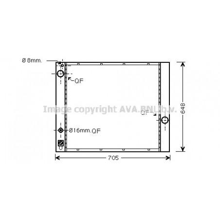 Radiateur AVA QUALITY COOLING