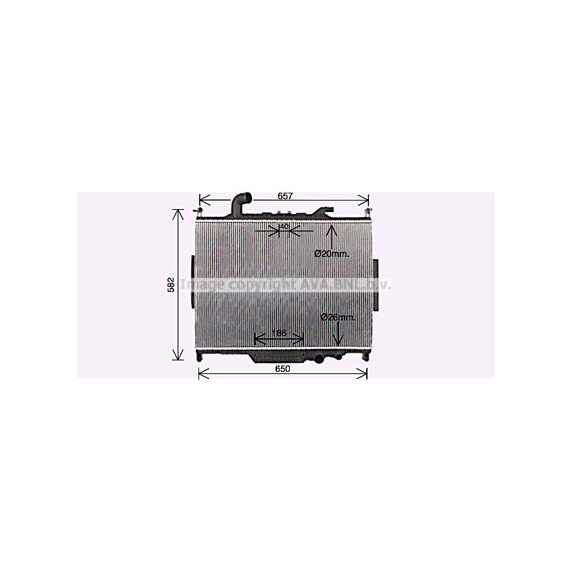 Radiateur AVA QUALITY COOLING