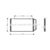 Condenseur de climatisation AVA QUALITY COOLING