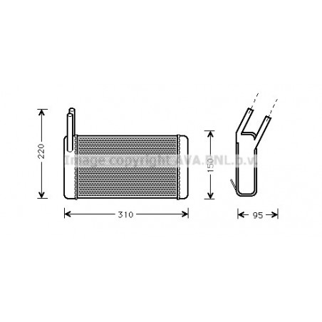 Radiateur de chauffage AVA...