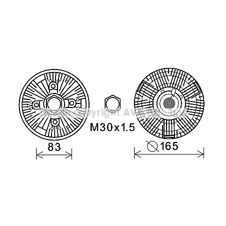 Visco-coupleur AVA QUALITY...