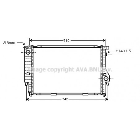 Radiateur AVA QUALITY COOLING