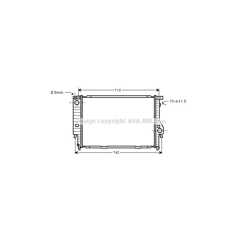Radiateur AVA QUALITY COOLING