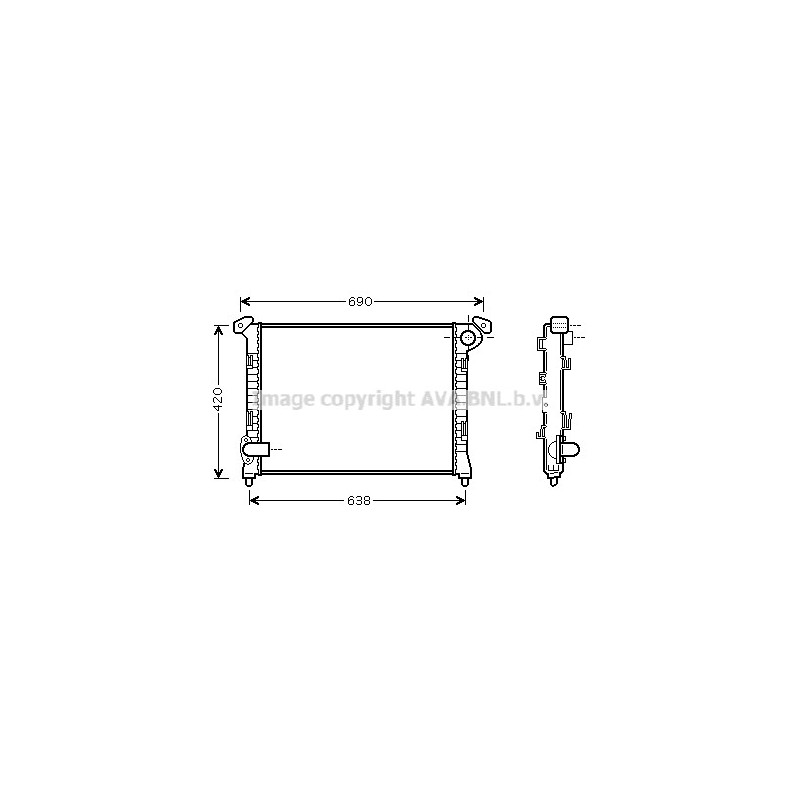 Radiateur AVA QUALITY COOLING