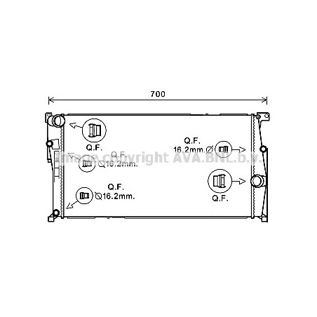 Radiateur AVA QUALITY COOLING