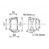 Radiateur d'huile de boite de vitesse automatique AVA QUALITY COOLING