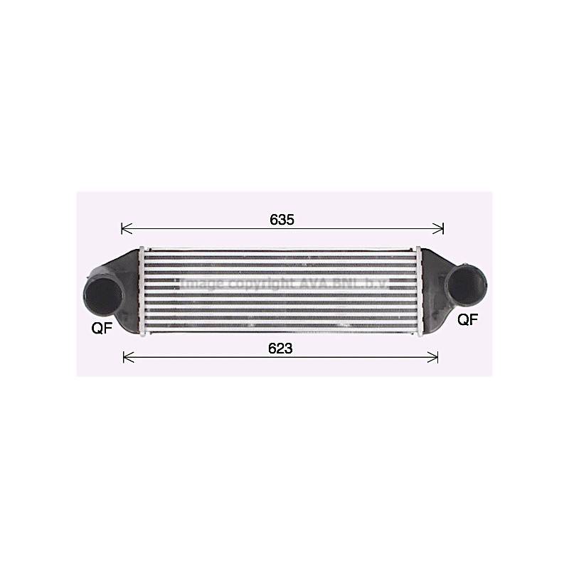 Intercooler (échangeur d'air) AVA QUALITY COOLING