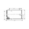 Condenseur de climatisation AVA QUALITY COOLING