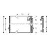 Condenseur de climatisation AVA QUALITY COOLING