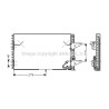 Condenseur de climatisation AVA QUALITY COOLING