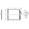 Condenseur de climatisation AVA QUALITY COOLING