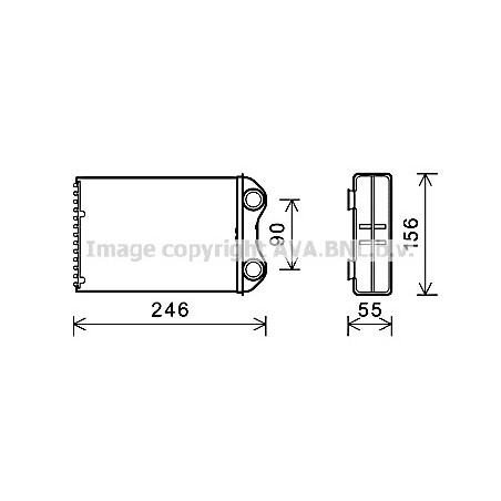 Radiateur de chauffage AVA...
