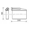 Radiateur de chauffage AVA QUALITY COOLING