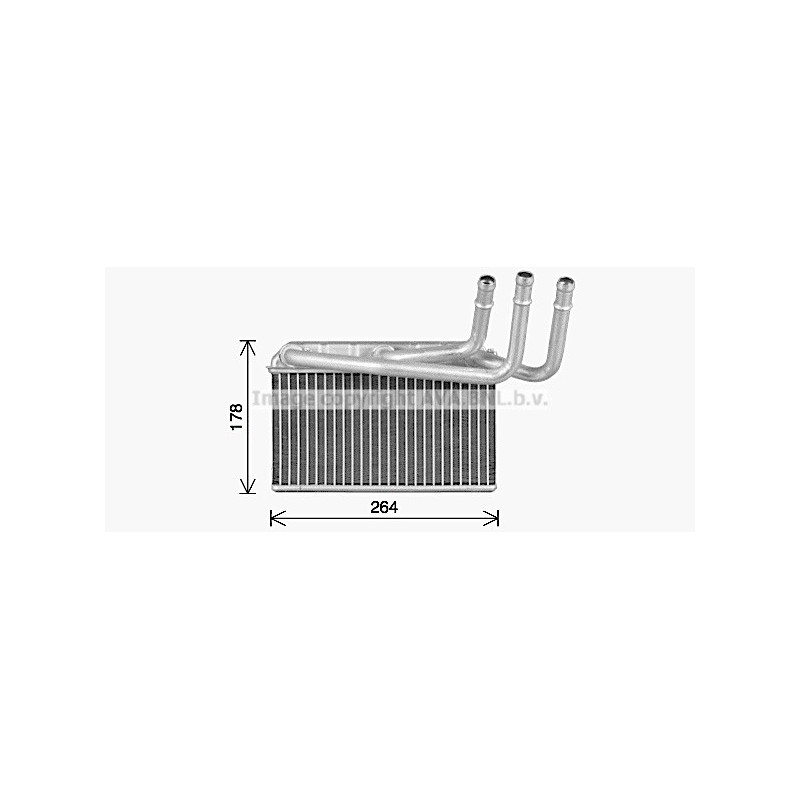 Radiateur de chauffage AVA QUALITY COOLING