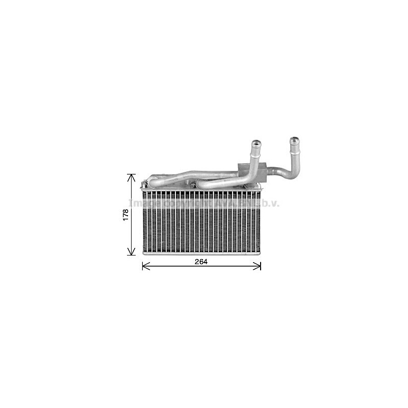 Radiateur de chauffage AVA QUALITY COOLING