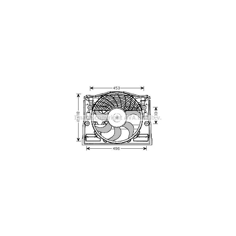 Ventilateur (refroidissement moteur) AVA QUALITY COOLING