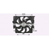 Ventilateur (refroidissement moteur) AVA QUALITY COOLING