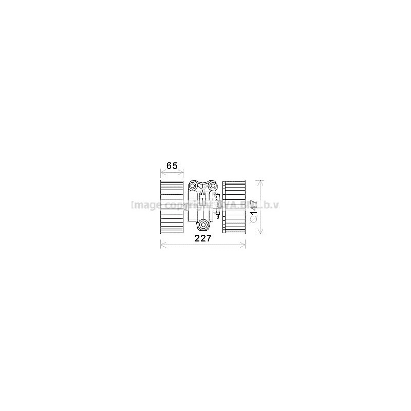 Moteur électrique (pulseur d'air habitacle) AVA QUALITY COOLING