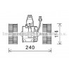 Moteur électrique (pulseur d'air habitacle) AVA QUALITY COOLING