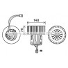 Moteur électrique (pulseur d'air habitacle) AVA QUALITY COOLING