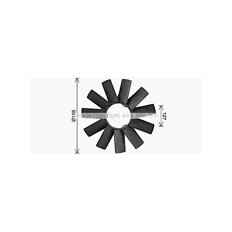 Roue du souffleur (refroidissement moteur) AVA QUALITY COOLING