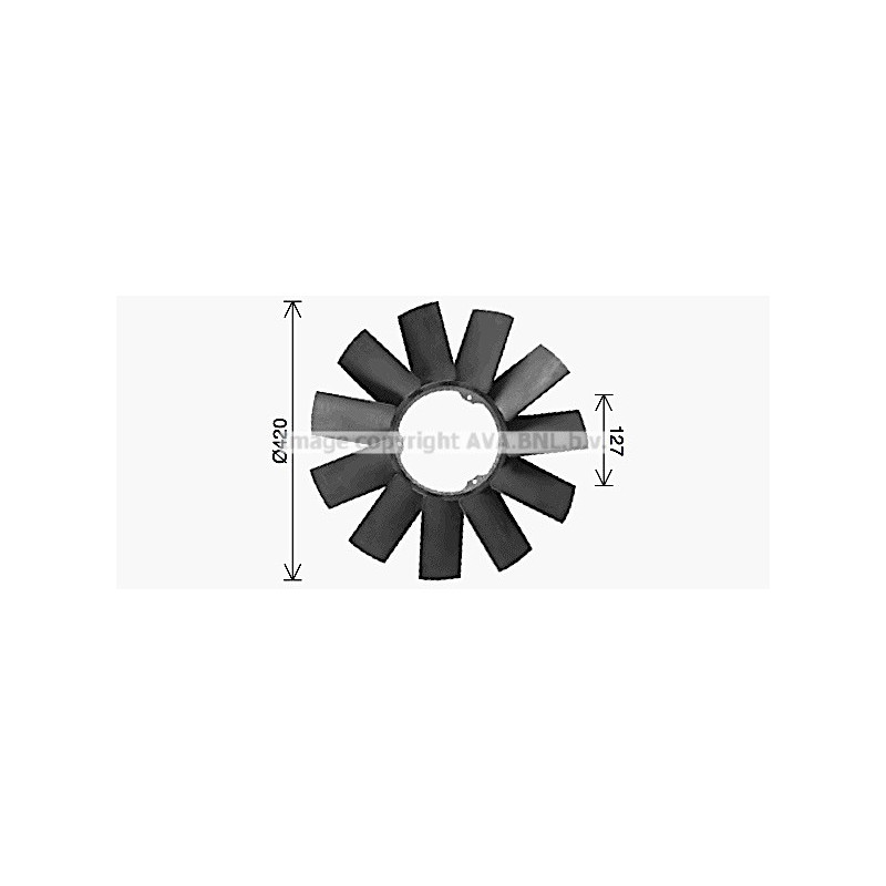 Roue du souffleur (refroidissement moteur) AVA QUALITY COOLING