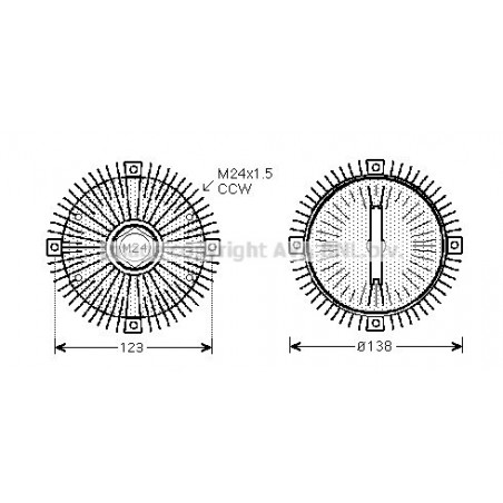 Visco-coupleur AVA QUALITY COOLING