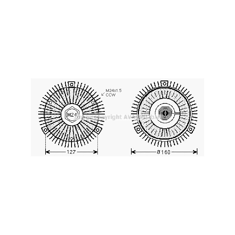 Visco-coupleur AVA QUALITY COOLING