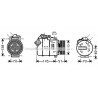 Compresseur de climatisation AVA QUALITY COOLING