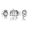 Compresseur de climatisation AVA QUALITY COOLING