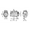 Compresseur de climatisation AVA QUALITY COOLING