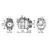Compresseur de climatisation AVA QUALITY COOLING