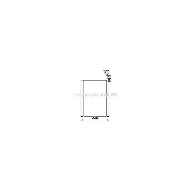 Evaporateur de climatisation AVA QUALITY COOLING