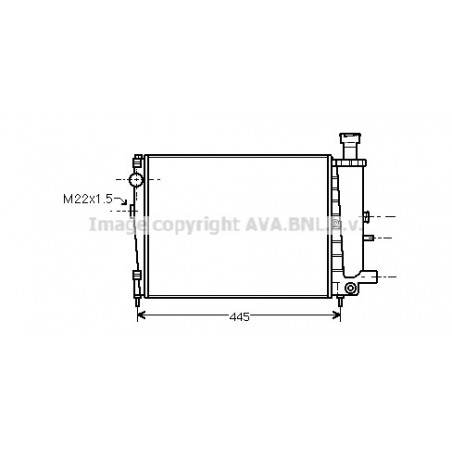 Radiateur AVA QUALITY COOLING