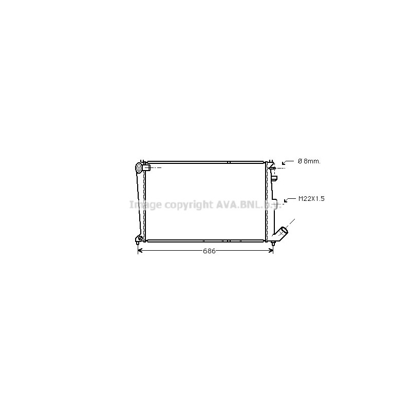 Radiateur AVA QUALITY COOLING