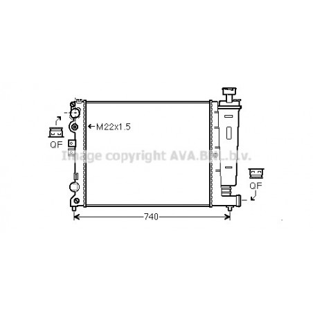 Radiateur AVA QUALITY COOLING