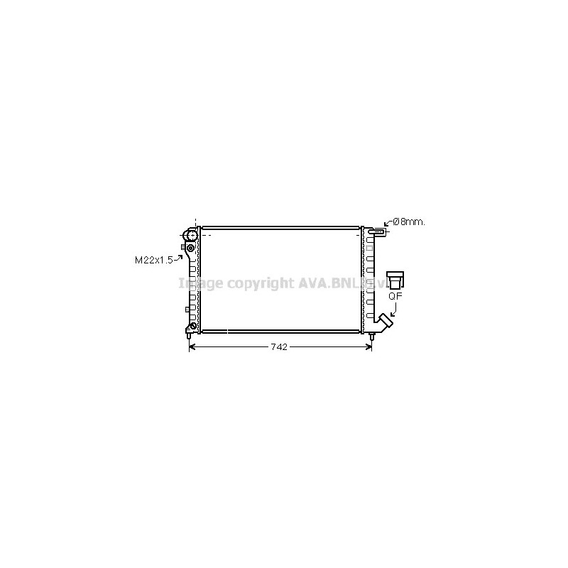 Radiateur AVA QUALITY COOLING