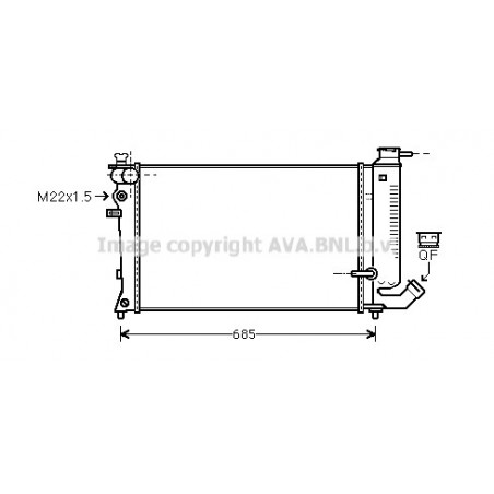 Radiateur AVA QUALITY COOLING