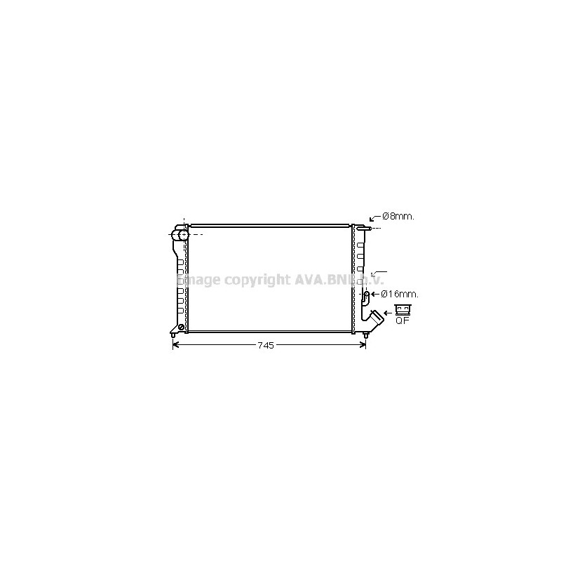 Radiateur AVA QUALITY COOLING