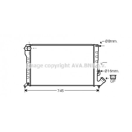 Radiateur AVA QUALITY COOLING