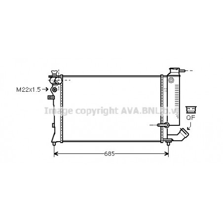 Radiateur AVA QUALITY COOLING