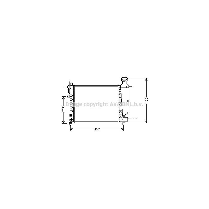 Radiateur AVA QUALITY COOLING