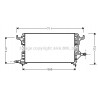 Condenseur de climatisation AVA QUALITY COOLING